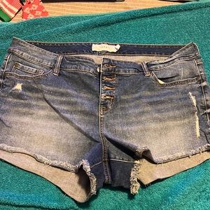 Jeans shorts. Size 18. Torrid.